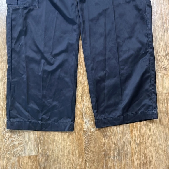 Tommy Hilfiger Navy Cargo Utility Dress Pants Slacks EUC Cotton Blend Women's 6 - Picture 8 of 15